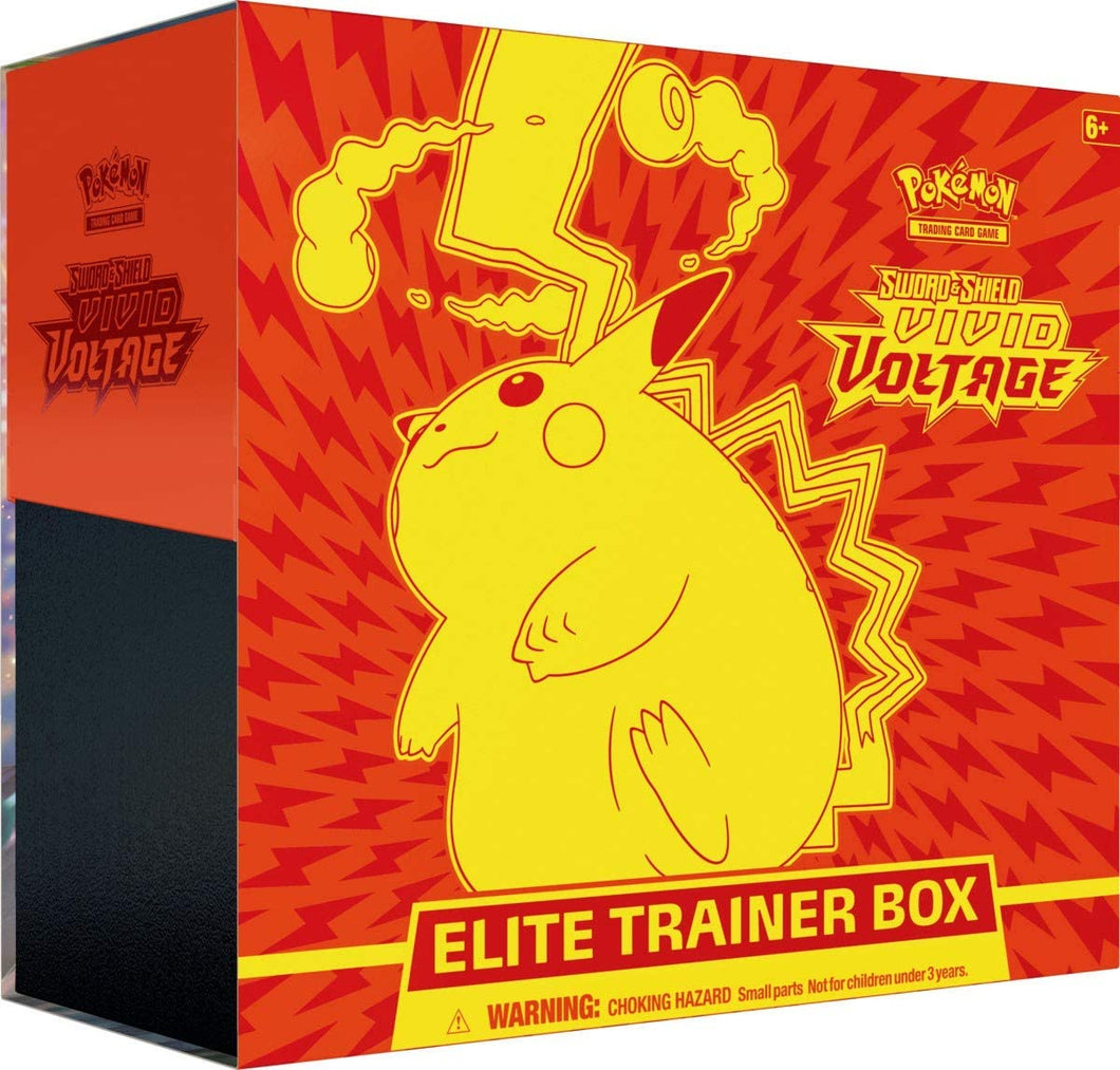 Pokemon TCG VIVID VOLTAGE Elite Trainer Box SEALED (8 packs + all promo)