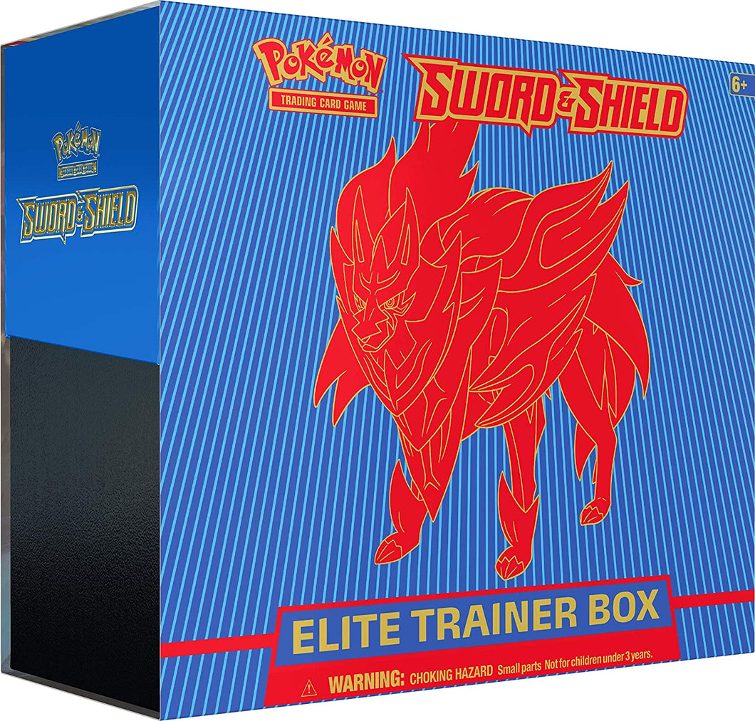 Pokemon TCG SWORD AND SHIELD Elite Trainer Box SEALED (8 packs + all promo)