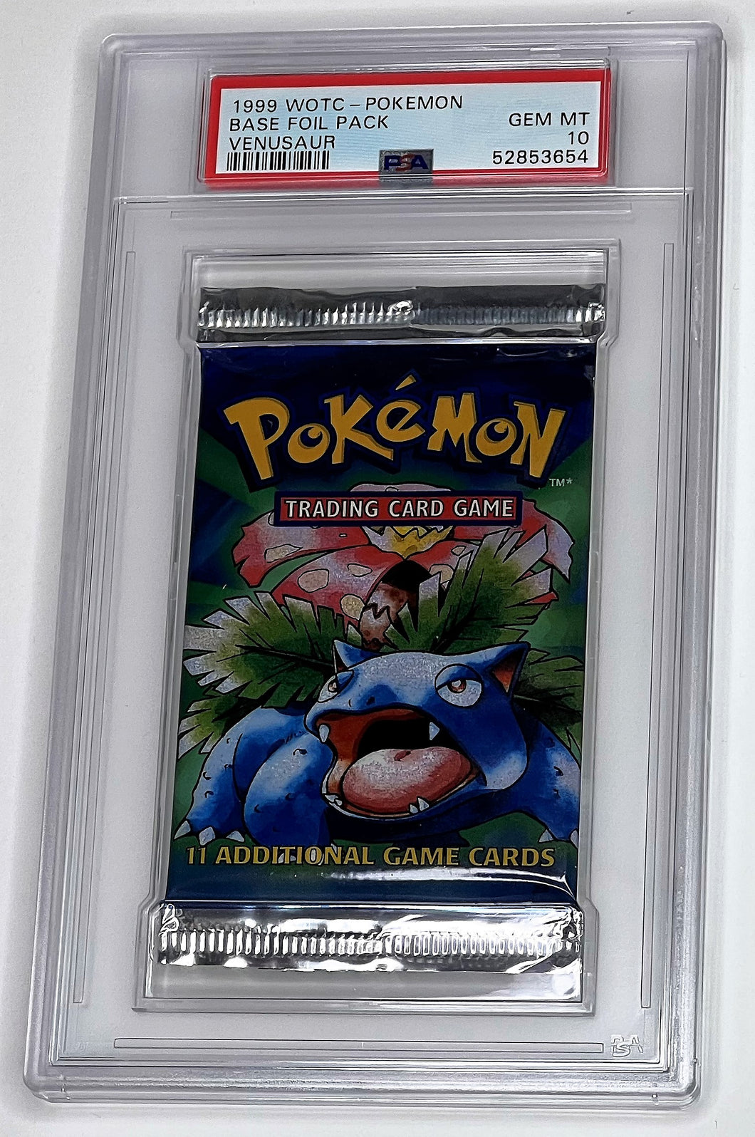 Pokemon TCG - Venusaur Base Booster Pack PSA 10