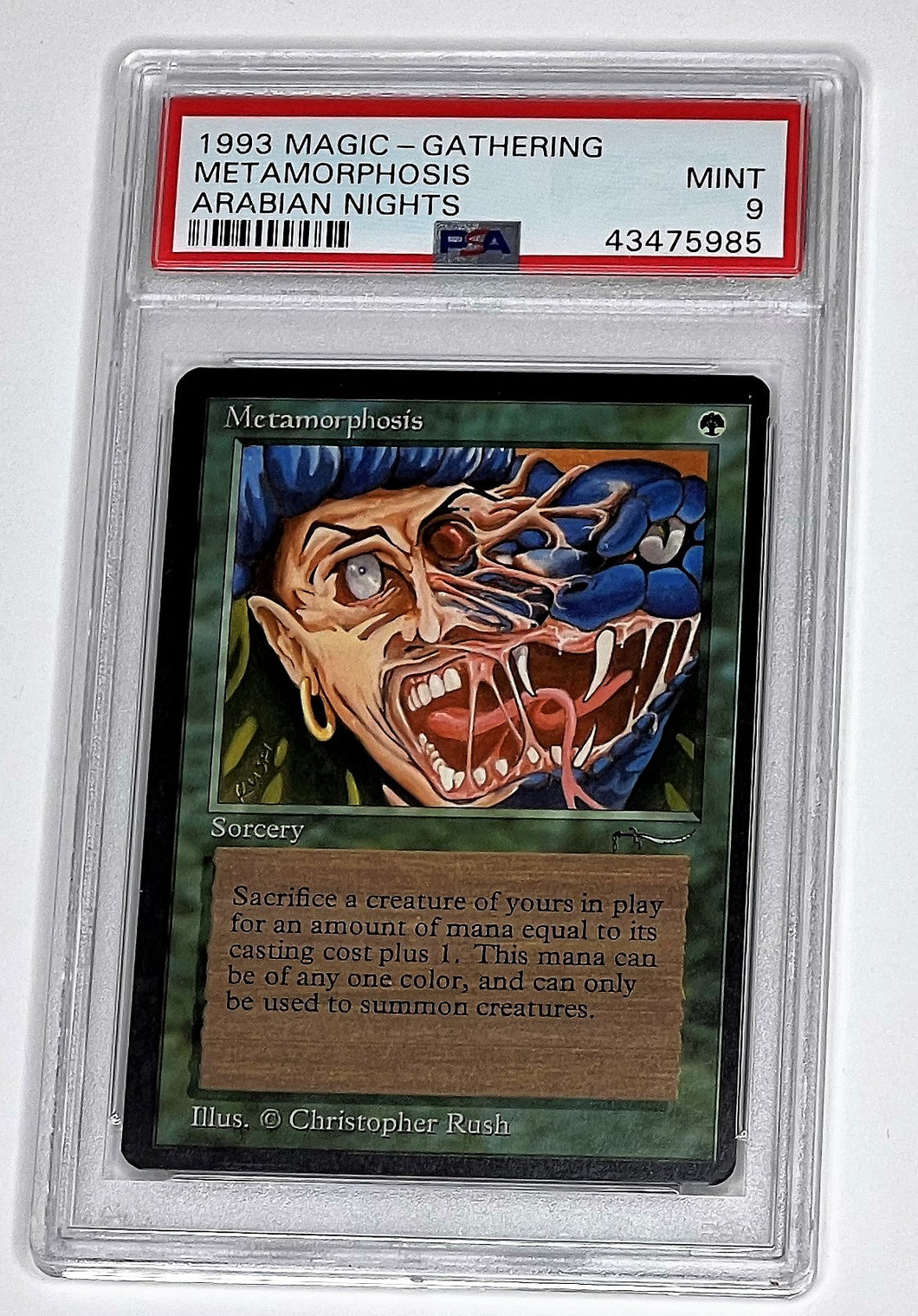 1993 Magic the Gathering Metaporphosis - Arabian Nights PSA 9