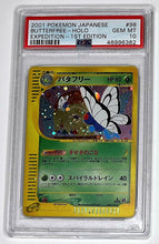 Load image into Gallery viewer, Pokemon TCG Japanese Butterfree Expedition 1st Edition PSA 10
