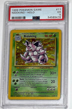 Load image into Gallery viewer, Pokemon TCG Base Set Nidoking PSA 5
