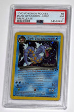 Load image into Gallery viewer, Pokemon TCG Team Rocket Dark Gyarados PRERELEASE PSA 7
