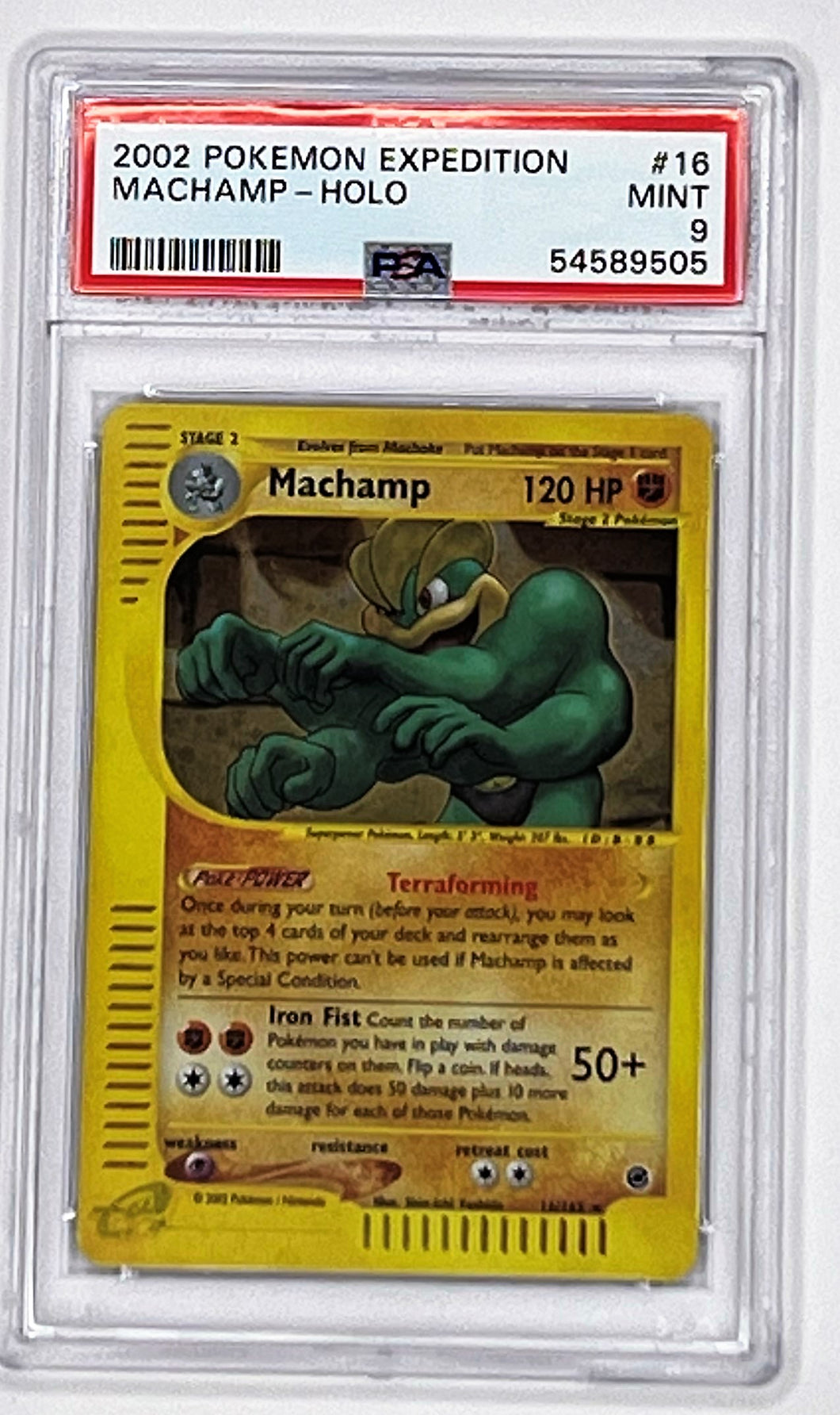 Pokemon Expedition - Machamp PSA 9