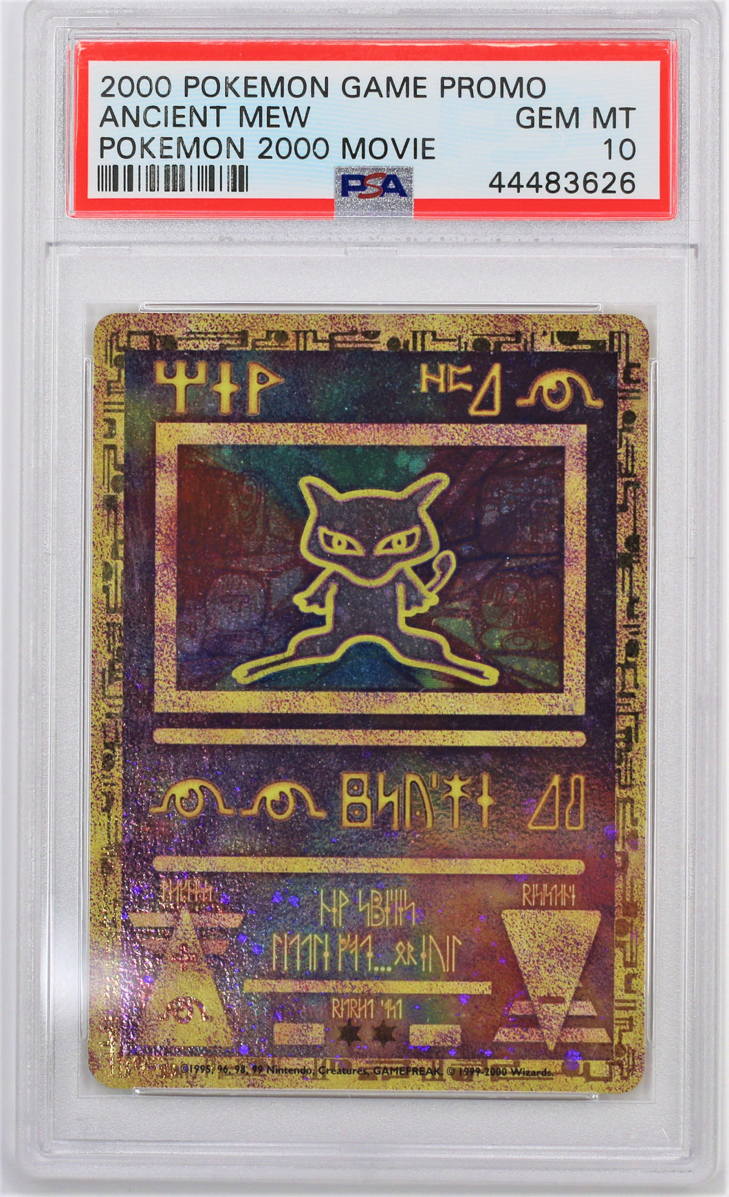 Pokemon TCG Ancient Mew PSA 10 GRADED 2000 Movie Promo