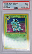 Load image into Gallery viewer, Pokemon TCG Nidoqueen PSA 7 GRADED Base 2
