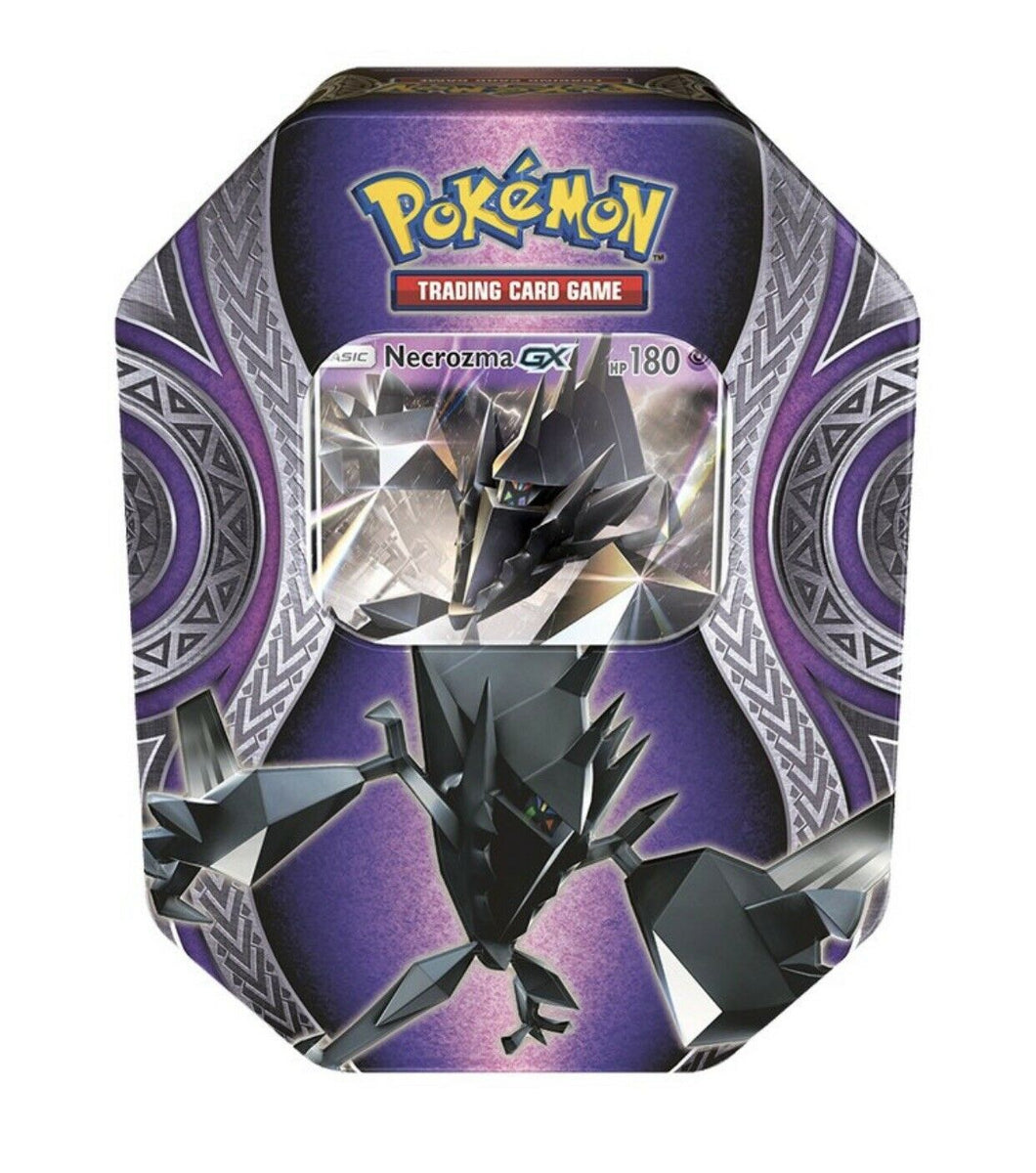 Pokemon TCG Mysterious Powers Necrozma GX Tin Set SEALED (4 packs + holo promo)