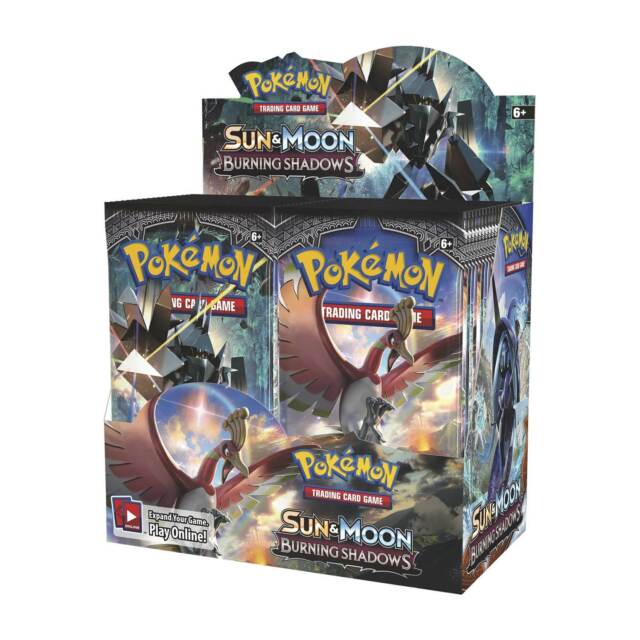 Pokemon TCG Sun and Moon Burning Shadows Booster Box SEALED